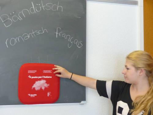 Studentessa d'italiano, Gymnasium Thun (BE)