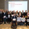 Sabato 14 marzo 2015, sul campus di Lugano, si è tenuta la cerimonia di consegna dei premi SwissEngineering Ticino 2015. Per l'USI sono stati premiati i neodiplomati della Facoltà di scienze informatiche Mrigya Agarwal e Andres Gomez. Foto ©Digitalflow