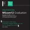 November 19, 2011: Graduation ceremony for 24 communications professionals - MScom awards its top new graduates the Burson-Marsteller and SPRI Awards    